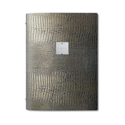 Menu Gold A4 - Menu Boutique