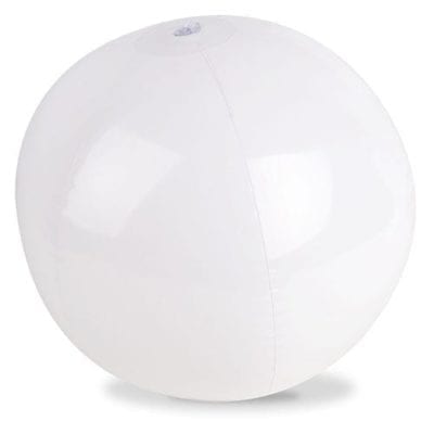 Ballon de plage blanc - Menu Boutique