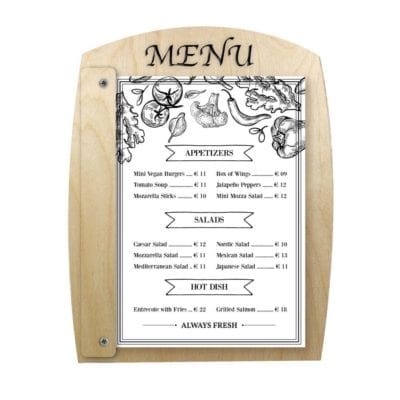Menu planche "bien en chair" - Menu Boutique