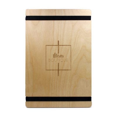 Menu Planche Bois Frais du jour double elastique dos - Menu boutique