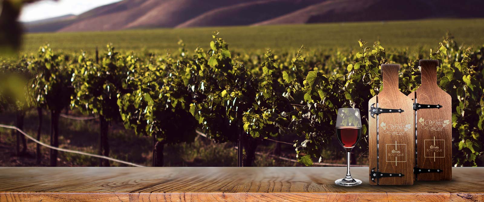 Menu Contemporain - Menu Boutique