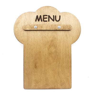 Planche menu Top Chef - Menu Boutique